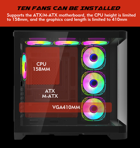 PC de bureau de jeu de haute qualité le plus populaire ATX /<span class=keywords><strong>MATX</strong></span> 420F - Product Image 5