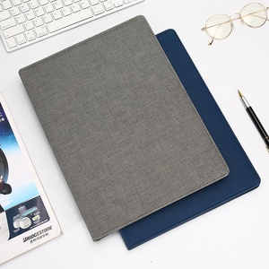 Dossiers liés à la réunion personnalisés en usine A4 organisateur reprendre <span class=keywords><strong>le</strong></span> dossier de portefeuille Padfolio dossier de conférence en cuir A4 multi-poches - Product Image 2