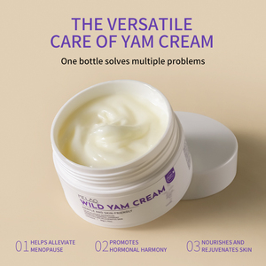 Crème de Yam Sauvage pour Soulager les Bouleversements d'Humeur, les Bouffées de Chaleur, la Ménopause et les Règles, pour l'Équilibre Hormonal - Product Image 4