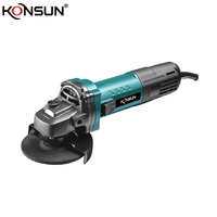 KONSUN 4 pouces 680W/800W meuleuse électrique robuste 801 meuleuse d'angle compacte bricolage avec interrupteur à glissière pour le conditionnement de surface
