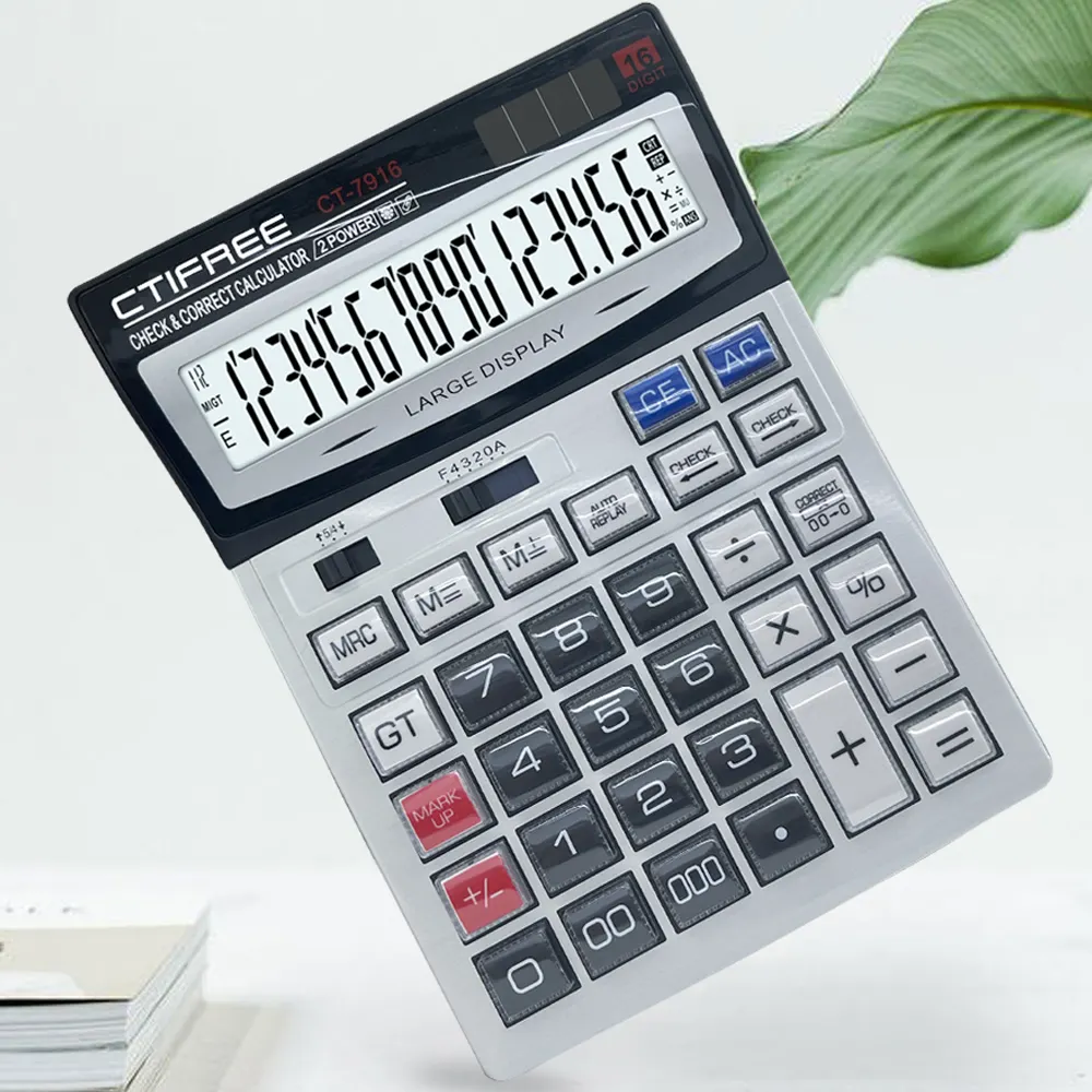 Foreign trade hot-selling low-cost high-quality financial office calculator type learning counting calculator