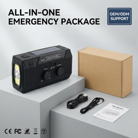 Radio d'urgence anti-gel et résistante à la chaleur pour la survie en extérieur en zone nordique, avec batterie protégée contre les surtensions pour l'été chaud