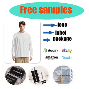 Wholesale <strong>Bamboo</strong> <strong>Fiber</strong> Long Sleeved <strong>T</strong>-<strong>shirt</strong> Custom Logo Printed Heavyweight Cotton <strong>T</strong>-<strong>Shirts</strong> Plain High Quality Tshirts - Product Image 2