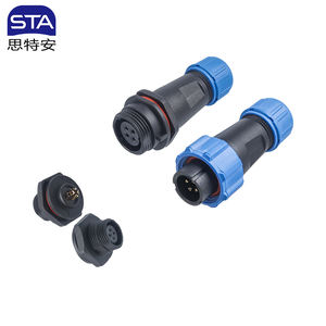 Водонепроницаемый разъем SP13 IP68, штекер 1/2/3/4/5/6/7/9 - Product Image 1