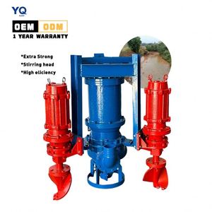 Pompe à boue submersible électrique à longue durée de vie pour l'aspiration de sable, gravier et boue, idéale pour l'industrie minière et les ressources minérales - Product Image 1