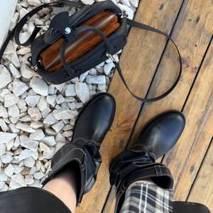 Nouvelles bottes rétro marron pour femmes 2025, bottes de cow-boy occidentales élégantes, bottes à talon épais, bottes mi-hautes - Product Image 2