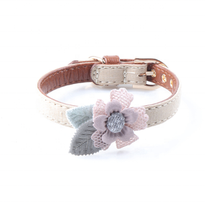 Hellomoon-<span class=keywords><strong>Collar</strong></span> de perro sólido y suave con flor, novedad - Product Image 5