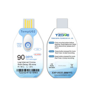 <span class=keywords><strong>CE</strong></span>/EN12830/GSP/<span class=keywords><strong>RoHS</strong></span> certificou o registrador de dados da temperatura com IP67 impermeável - Product Image 1