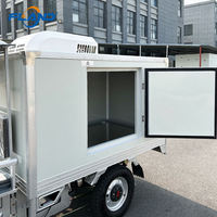Chariot électrique 2026 pour chambre froide de livraison alimentaire avec réfrigérateur, panneau solaire et compresseur Copeland/Emerson