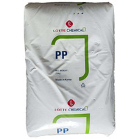 Granulés de polypropylène copolymère aléatoire vierge de qualité alimentaire et filmique Lotte PP SFC-750/750R/SEP-750 de Corée pour le film de coulée