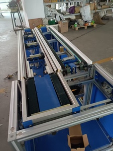 Fabricante-Suministro de cadena de doble velocidad Línea de montaje Transportador de productos electrónicos con correa de goma - Product Image 5