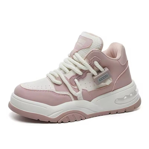 LYKU BR708 Zapatillas Deportivas de Mujer con Cordones, Transpirables, Ligeras, de Caña Baja, Antiolor, con Suela Gruesa, para Otoño, Primavera e Invierno - Product Image 6