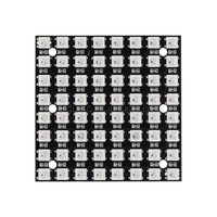 WS2812 LED 5050 RGB 8x8 LED מטריקס חדש לגמרי WS2812B 8*8 64-קצת מלא צבע 5050 RGB LED מנורת פנל אור