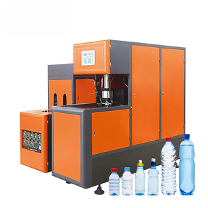 Máquina Semiautomática para Soplado y Moldeo de Botellas PET con Control PLC, Motor y Bomba de Alto Rendimiento, 300-800 Piezas/H - Product Image 1