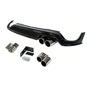 Difusor de Parachoques Trasero de Alta Calidad para Audi A4L 13-16 B8.5 - Product Image 2