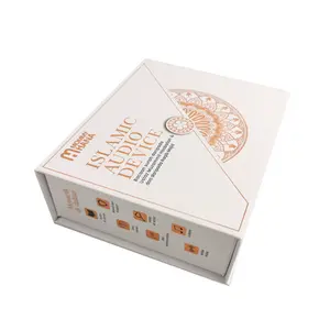 थोक पैकेजिंग किताब आकार बक्से गर्म मुद्रांकन कस्टम लोगो के साथ चुंबकीय बॉक्स पैकेजिंग लक्जरी बॉक्स पैकेजिंग