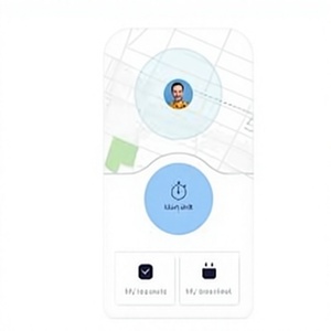 แอปมือถือติดตามการเข้างาน GPS ตรวจสอบการเช็คอิน เช็คเอาท์ ระบบจดจำใบหน้าด้วยไบโอเมตริกซ์ การจัดการกะงาน MAC Linux อินเทอร์เน็ต คลาวด์ - Product Image 1