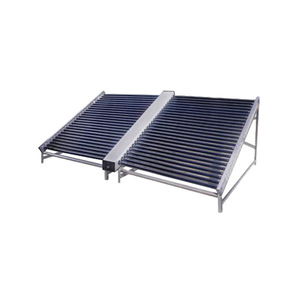 Chauffe-eau solaire à tubes évacués 30 tubes en acier inoxydable, installation sur toit incliné, système passif thermosiphon, économie d'énergie - Product Image 1