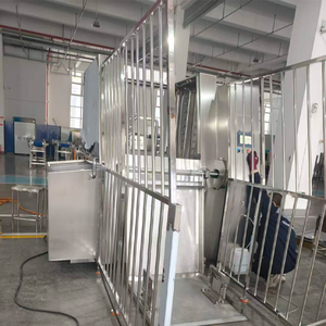 Laveuse automatique de bacs à euro et de chariots à viande en acier inoxydable, équipement de lavage industriel pour chariots destiné aux usines agroalimentaires - Product Image 4