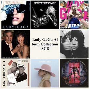 Lady <span class=keywords><strong>Gaga</strong></span> 8CD Collection complète d'albums en studio, de la renommée au chaos, coffret de CD musicaux - Product Image 1