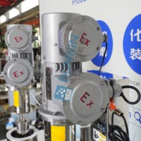 Broyeur à perles/sable électrique antidéflagrant en acier inoxydable avec panier élévateur, haute sécurité, moteur AC, pour produits chimiques et alimentaires