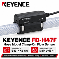 Capteur de débit ultrasonique à pince KEYENCE FD-H47F 300L/min 33-47.9mm pour tuyau, compteur de débit de liquide non invasif IO-Link, garantie 1 an