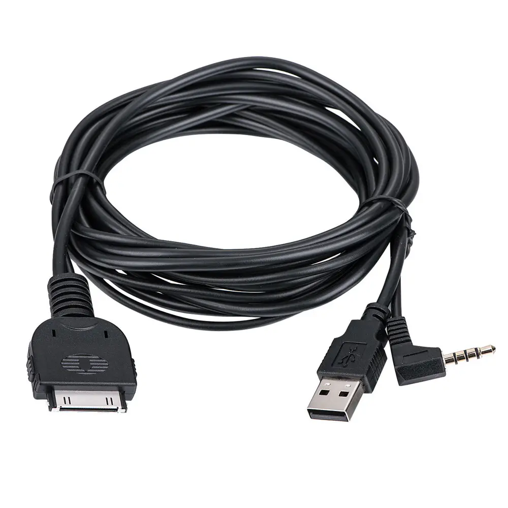 for Pioneer AVH-P4300DVD Car Audio& Video AUX Connection Charge Cable Adapter for iPod