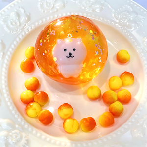 CHENXI Custom 6cm Coconut Oil Stress <b>Ball</b> Stress <b>Squeeze</b> <b>Ball</b> Kawaii Taba Bear Squishy Toys <b>Ball</b> - Product Image 4