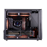 Nouveau boîtier de PC de bureau MicroATX en plastique et acier Alpha S1 Noir Full Tower, petit châssis, compatible avec carte graphique 240mm, ventilateur M-ATX, ITX