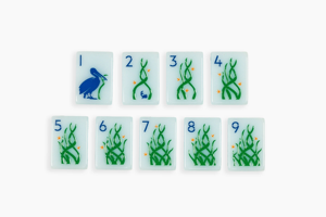 Juego <span class=keywords><strong>de</strong></span> Mahjong Americano Ocean Mermaid, Acrílico Azul Lechoso, Coral y Caballito <span class=keywords><strong>de</strong></span> <span class=keywords><strong>Mar</strong></span>, para Noche <span class=keywords><strong>de</strong></span> Juegos en Familia, Colección Costera y Regalo Navideño - Product Image 3