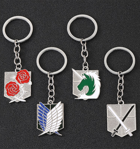 พวงกุญแจแฟชั่นเงิน15.5กรัมพวงกุญแจโลหะผสมสังกะสีโดยตรงจากโรงงาน - Product Image 1