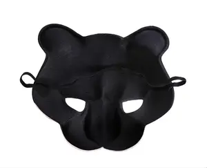 Leopard Mask Scary Adults Child Halloween Party Halloween Carnival Fancy Dress Cosplay Party Realistic Animal Masks