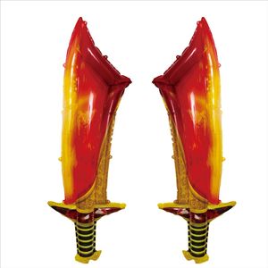 Bán buôn <span class=keywords><strong>Inflatable</strong></span> lưỡi liềm sabers hình, thanh kiếm rồng-giết, bóng bay, chàng trai cầm gậy để đánh, và bóng bay đồ chơi. - Product Image 5