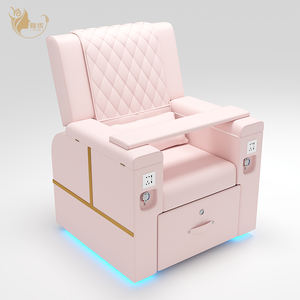 Moderne roze pedicurestoel luxe salonmeubilair voetenspa stoel voor beautysalon met massage pedicurestoel accessoires - Product Image 5