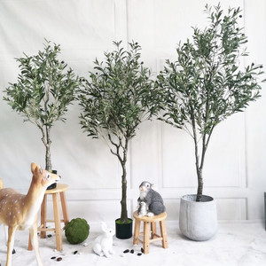 Arbre artificiel <span class=keywords><strong>olivier</strong></span> intérieur maison ornement PE plante verte en <span class=keywords><strong>pot</strong></span> <span class=keywords><strong>pour</strong></span> la décoration de la maison - Product Image 2