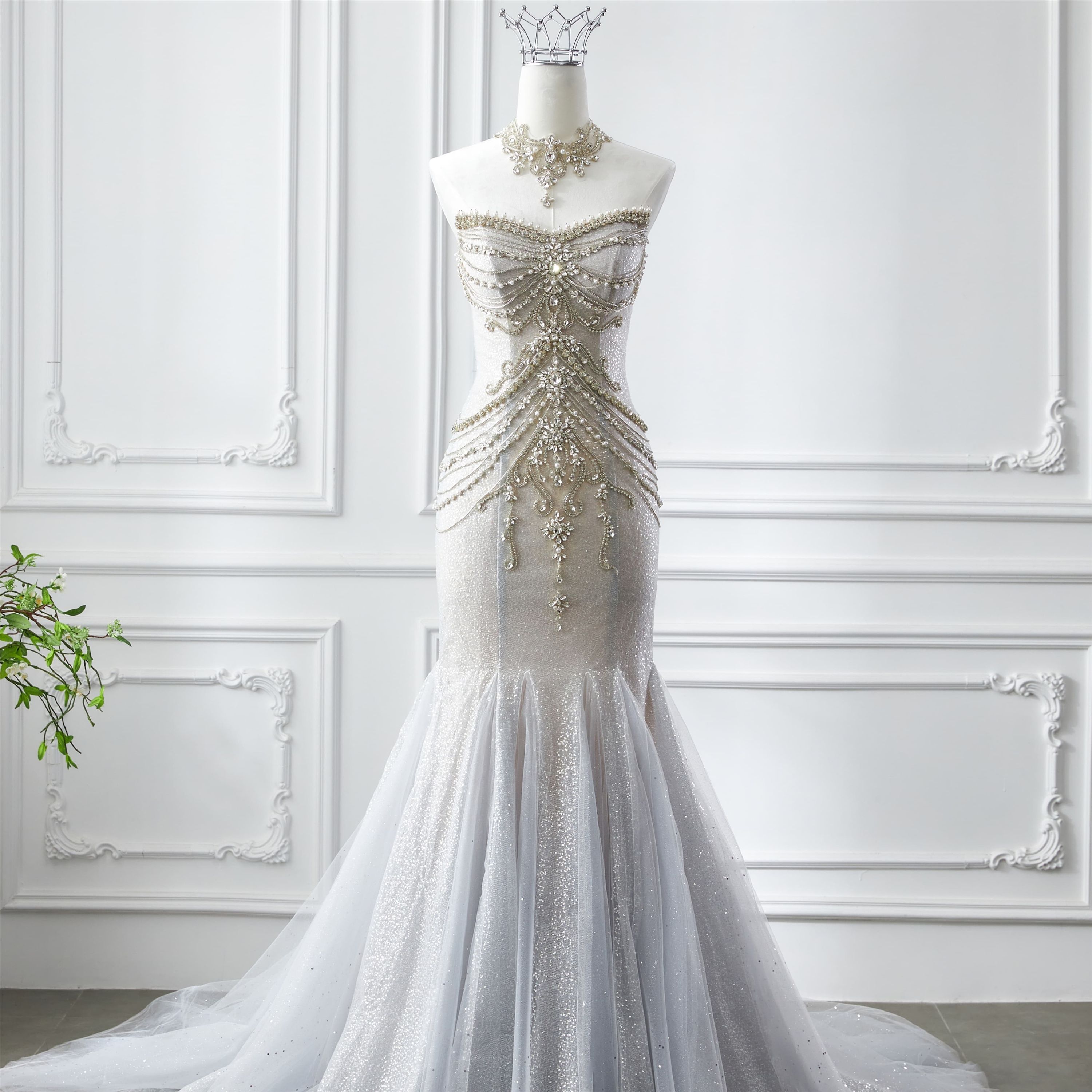 sparkle wedding dress 2025