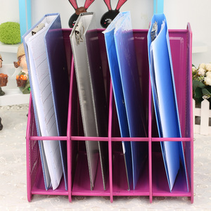Vente en gros de fournitures de bureau de haute qualité personnalisées, papeterie, organisation, support de livres en métal, bacs à documents universels en treillis métallique - Product Image 6