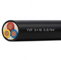 Câble YVF robuste 3 conducteurs 0,6/1 kV, excellente résistance à l'huile pour applications de palans et de machines mobiles 3*16mm²
