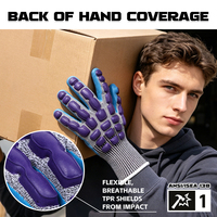 Gants de sécurité XINGYU pour la fabrication métallique, 13 jauges, HPPE, haute résistance aux impacts, revêtement ECO-Latex, anti-coupure, pour mécaniciens industriels