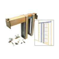 Bộ Phụ Kiện Phần Cứng Trượt Cửa Bỏ Túi Ẩn Giá Cả Cạnh Tranh Nhà Máy Khung Cửa Bỏ Túi Bên Trong Trượt