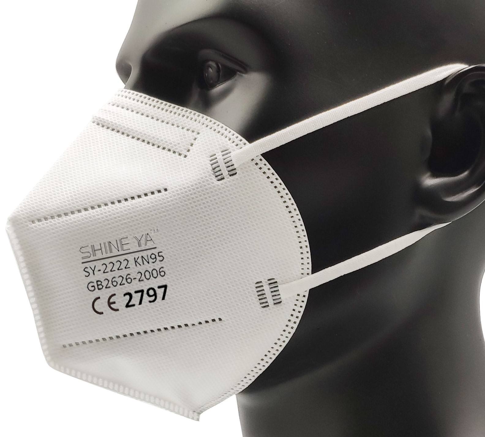 EU Whitelist GB2626-2006 KN95 BFE Construction Dust Respirator Kn95-face-mask Kn95-dust-mask Mascherine Ingrosso Face Mask