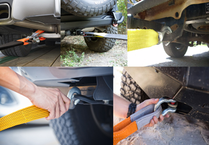 Siêu Xe 4 X4 Off Road Webbing Nâng Sling Phục Hồi Strap 30000lbs <span class=keywords><strong>Tow</strong></span> Strap 3 Inch 10Ft 20Ft 30 Ft <span class=keywords><strong>Tow</strong></span> Dây Đeo - Product Image 6