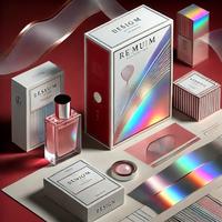 Boîte d'emballage de parfum de luxe personnalisable avec impression de logo, flacon de parfum de 50 ml et 100 ml