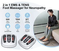 Directo de fábrica Shiatsu baño de pies masajeador calefacción eléctrica TENS parche rodillo de masaje vibratorio para relajación muscular local piernas