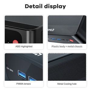 NUEVO Mini PC SER5 5500U con 16G de RAM DDR4, 500G de SSD, Pantalla Triple, Compatible con Enchufes US/EU/UK, para Uso en Oficina y Negocios, SER5 5500U SE - Product Image 6
