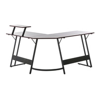 Haute qualité Top Manangment bureau exécutif bureau de jeu poste de travail L forme gestionnaire Table espace boîte bâtiment en bois Style câble