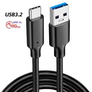 Usb3.2 10Gbps 1M Cáp Loại <span class=keywords><strong>A</strong></span> Để <span class=keywords><strong>USB</strong></span> C 3.1/3.2 Gen2 Tinh Khiết Đồng Truyền Dữ Liệu 60W Cho Máy In IOS Máy Ảnh Máy Tính - Product Image 2