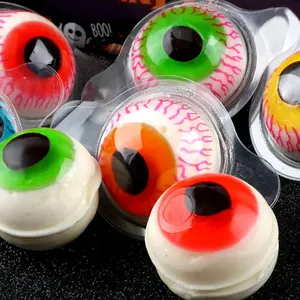 Wholesale Custom Jelly Sweets Bulk Halal Eye Eyeballs Gummy Candy