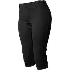 Pantalones de béisbol personalizados de secado rápido, Shorts de béisbol negros lisos con coolmax