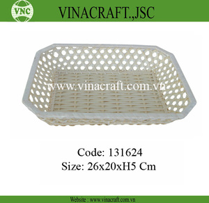 Easter Handmade Bamboo <b>Woven</b> <b>Basket</b> Vietnam's Cheap Storage <b>Basket</b> Weaving for Sales - Product Image 6